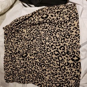Leopard skirt